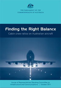 Cover of report "Finding the right balance" 